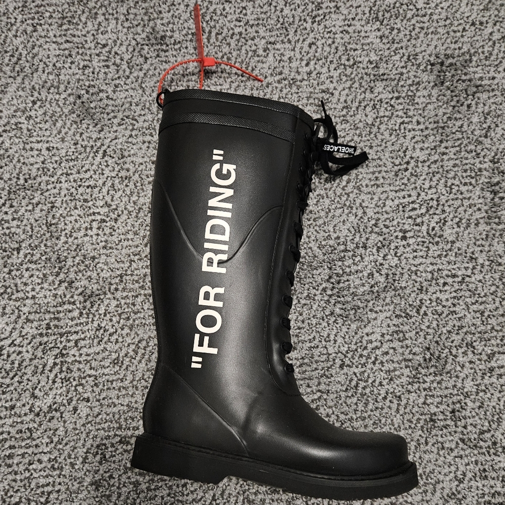 Sale: Off-White Rain Boots - EU 39 = US 8.5 - Picture 6 of 9